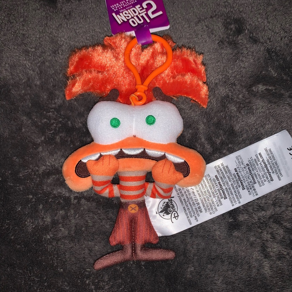 Anxiety Plush Bag Clip - Inside Out 2